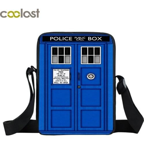 Doctor Who Mini Messenger Bag Women Handbag Small Satchel Dr Who Shoulder Bags for Travel Ladies Cross Bags Bookbag Gift
