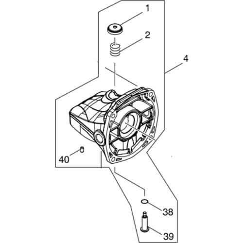 Gear seat assembly for MAKITA DGA700 DGA900 DGA901 135918-7