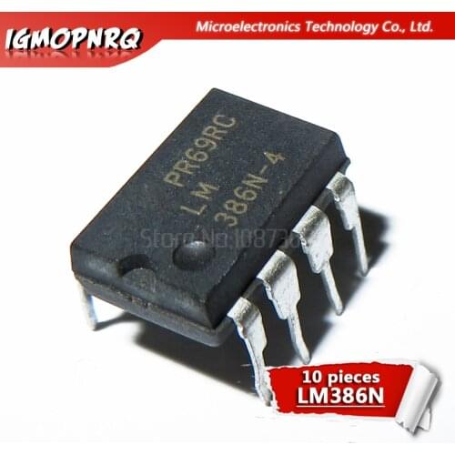 10pcs LM386 LM386N LM386M LM386L o Amplifiers LOW VLTG AUDIO PWR AMP DIP-8 new original