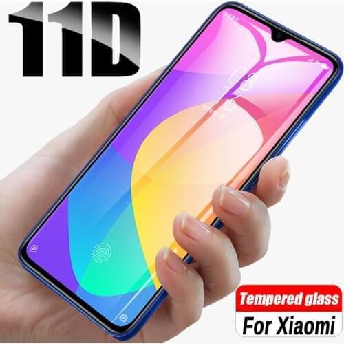 11D Full Cover Tempered Glass For Xiaomi Mi CC9 CC9e A3 Screen Protector For Xiaomi Mi A3 Lite 9 Se Play Redmi 7 Note 7 Pro Film