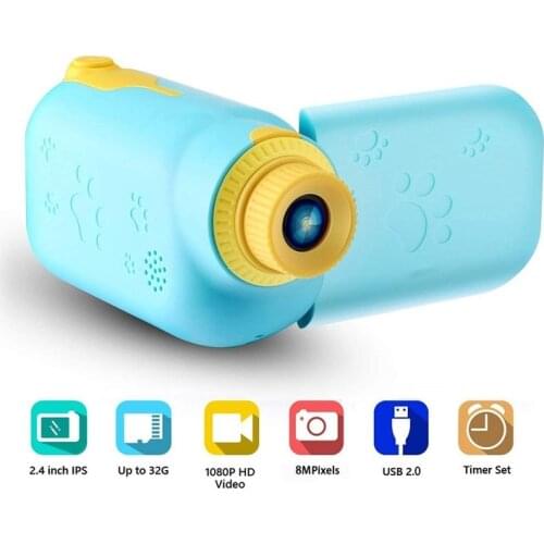2.2 Inch Lcd Screen Kids Camera Mini Digital Photo Children Camera Rechargeable Action Camcorder Children Video Camera Toys Gift