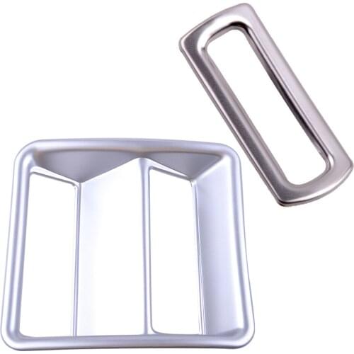 2pcs LHD Dashboard Headlight Adjust Switch Button Cover Trim Frame Fit For Nissan Rogue Sport X-Trail T32 Qashqai J11