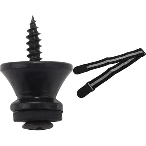 2 Pcs Electric Acoustic Guitar Bass Strap Button Screw Lock Pins & 1 Pcs Adjustable Guitar Straps Acoustic Guitar Strap