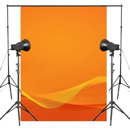 Abstract 3D Stereoscopic Photography Background Orange Backdrop Art Photo Studio Backdrop Props Wall 5x7ft