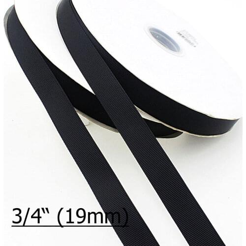 [IuBuFiGo] 3/4"(19mm) Plain Grosgrain Ribbons And Bows Decorative Ribbon 100yard/lot