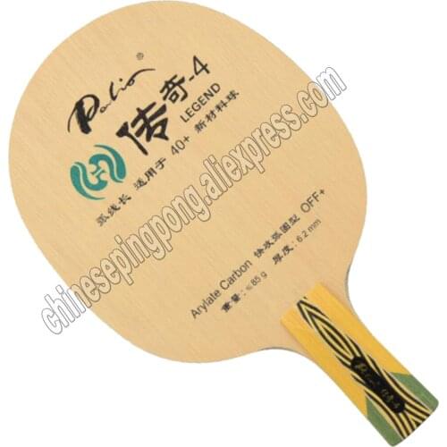 Palio official legend-4 legend 04 table tennis balde fast attack with loop long loop cold hold deep ball paulownia big core