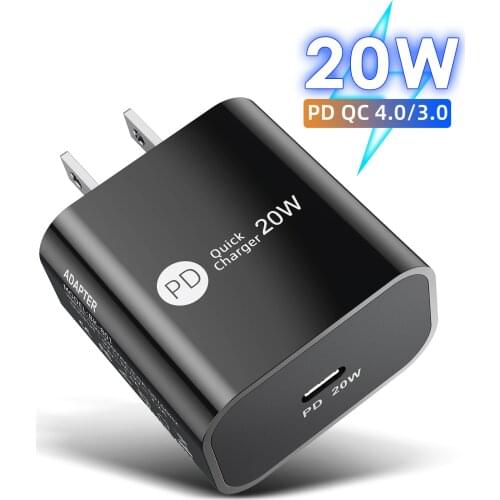 Quick Charge 3.0 USB Charger 20W QC 3.0 4.0 EU US Fast Travel Wall Mobile Phone Charger For iphone Samsung Xiaomi Huawei
