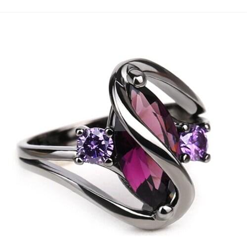 CIFBUY Rings With Crystals
