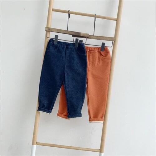 Girls Jeans Autumn New Arrival Korean Elasticity Denim Pants Spring Autumn Trousers Kids Jeans For Girls Toddler Baby Pants Hot