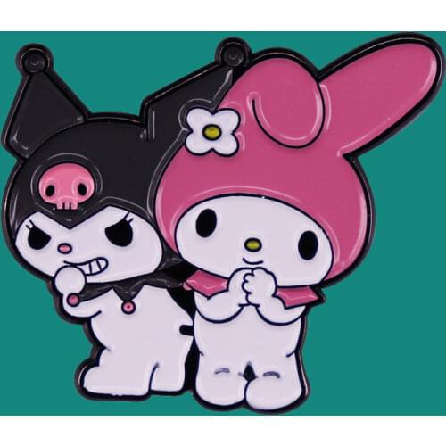 Cute Cat Enamel Pins Brooch Collecting Skull Flowers Lapel Badges Men Women Fashion Jewelry Gifts Adorn Backpack Collar Hat