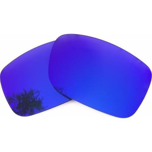 Purple Mirrored Polarized Replacement Lenses for Crankcase Sunglasses Frame 100% UVA & UVB