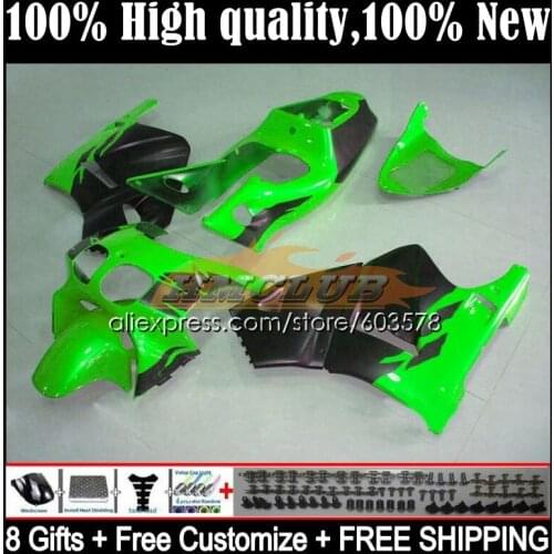 Body For HONDA RVF VFR 400 R RR CC NC35 94 95 96 97 98 36CL.116 VFR400 R V4 VFR400R 1994 1995 1996 1997 1998 Fairing green gloss