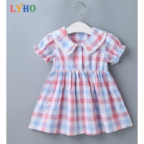 Повседневные платья для малышек LYHO China At AliExpress