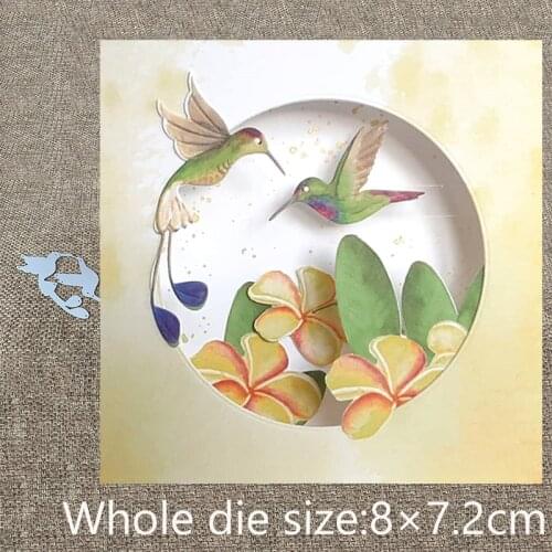XLDesign Craft Metal Cutting Die die cuts 2pcs bird decoration scrapbook Album Paper Card Craft Embossing die cuts