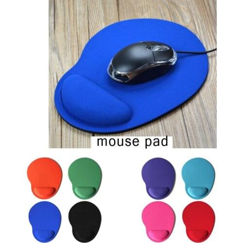 NEW Gaming Solid Color Mouse Pad Creative Environmental Protection EVA Anti-Slip Wristband For Laptop Computer Gamer Dropship