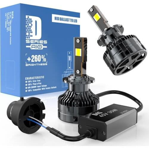 Pair Car Lamp D4S D1S D2S LED Canbus Headlight D3S D1R D2R D3R D4R D4S D5S D8S Built-in Canbus Replace HID Bulb 70W/2pcs
