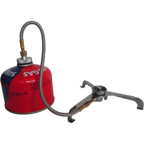 Picnic Camping Stove Split Converter Connector Gas Tank Adapter free shipping Gas Burner