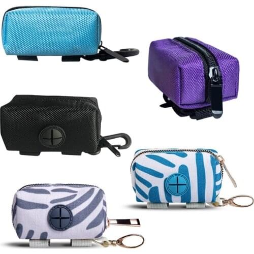 Protable Dog Poop Biodegradable Bag Dispenser Pouch Pet Puppy Cat Pick Up Poop Bag Holder Garbage Bags Organizer