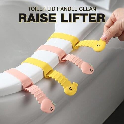 Adjustable Toilet Seat Handle for Lifting Seats HIgh Quality Anti-Bacterial Silicone Toilet Lid Handle Easy To Clean