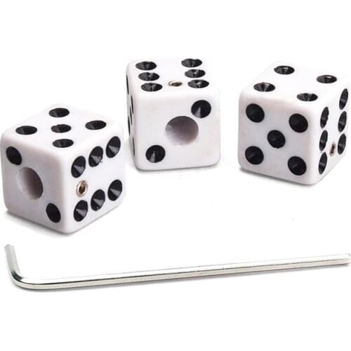 Dice Shaped Control Knobs Fit Split Shaft Gibson Gretsch for Fender Guitars (2 Colors Available)