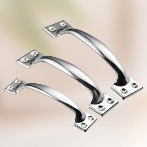 Modern Stainless Steel Door Handle Cabinet Storage Cabinet Jewelry Box Knobs and Handle Wardrobe Furniture Hardware Accessories