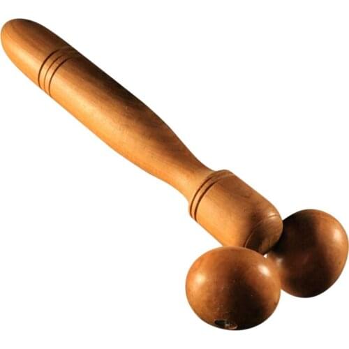 Wooden Massage Roller Full Body Massage Stick Pratical Relax Massaging Wheel Beauty Stick Roller For Man Woman
