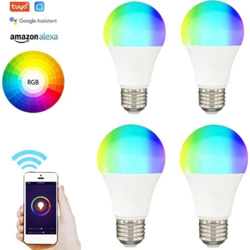 Tuya Zigbee Smart Bulb LED Light Bulbs Smart Home LED Bulb Lamp RGB Light Bulb for Tuya Smart Life Smartthings Alexa Google Home