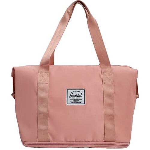 Outdoor Waterproof Nylon Sports Gym Bags Women Shoes Compartment Sport Bags Men Training Fitness Bag 2021 Yoga Running Handbag