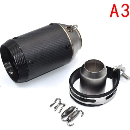 Universal motorcycle exhaust muffler exhaust with stickers for R6 mt09 ninja400 Z250 z900 z1000 gsxr600 r3 S1000rr r1 tmax500