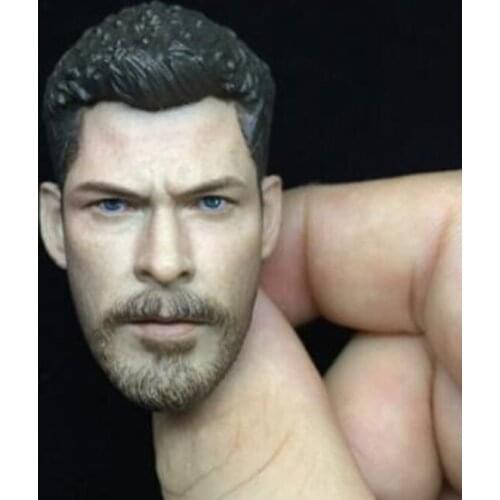1/6 Scale Boy Head Sculpture Odinson Head Carved Series Man Head Model Collectible Doll Toys Accessories
