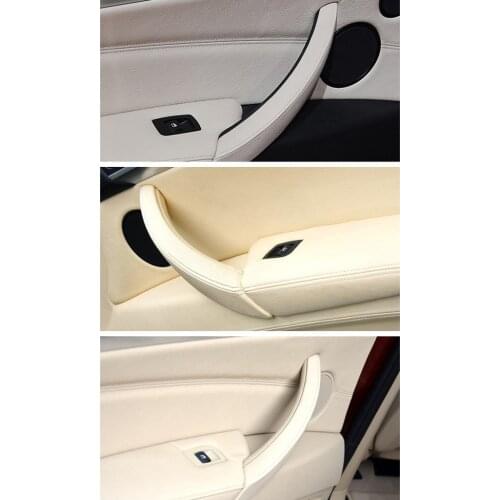 1 PC Auto Car Left Inner Door Panel Handle Pull Trim Cover For BMW E70 X5 2007-2013 E71/E72 X6 SAV (2008-2014)