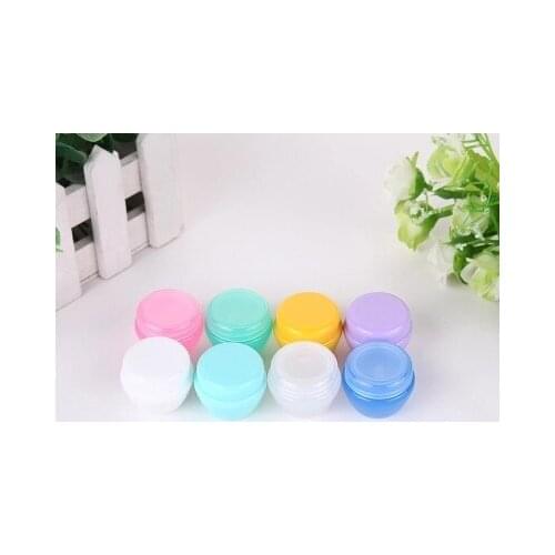 1000pcs/lot 5G 10G 20G Cream Jar Cosmetic Container Empty Eyeshadow Makeup Face Cream Lip Balm Pot Beauty Refillable Bottles