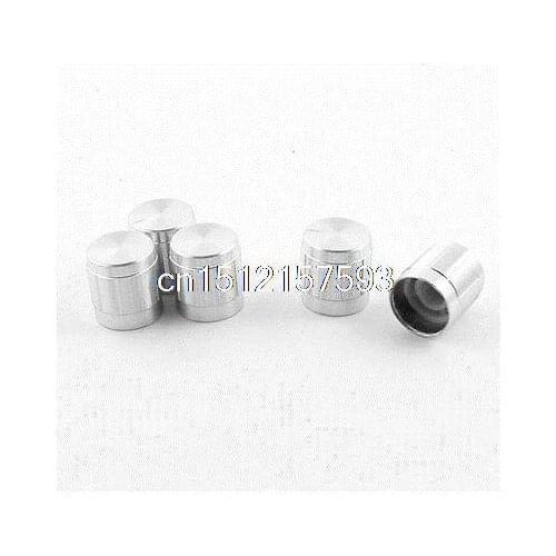 5pcs 14mm x 15mm Nonslip Potentiometer Rotary Knobs for 6mm Knurled Dia