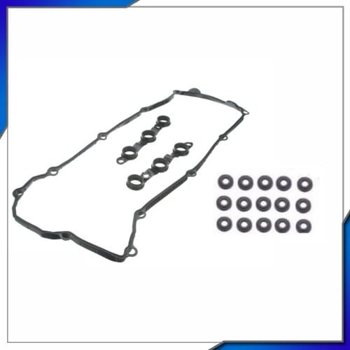 Car accessories Valve Cover Gasket Set+15 GROMMETS KIT for BMW E36 E38 E39 320i 323i 328i 520i 523i 528i 728i 728iL 11129070532