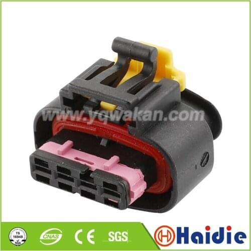 Free shipping 1set 4pin auto plastic electric auto cable housing harness sealed plug waterproof connector