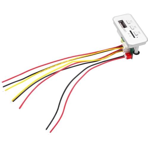 Bluetooth 5.0 Amplifier V5.0 Music Player DIY Wireless Mini MP3 Player Module 12V Car FM Radio Module Support TF USB U Disk