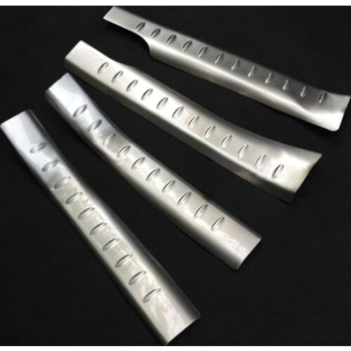 For Chevrolet Trax Tracker Stainless steel 2014 2015 Internal Scuff Plate Welcome Pedals Running Board Moulding Trim 4pcs