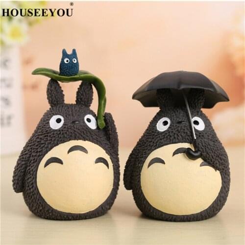 Piggy Bank My Neighbor Resin Totoro Figurines Japanese Style Money Storage Box Coin Jar Cash Container Gifts for Children