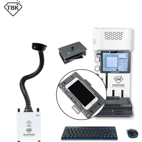TBK-958B Automatic Laser Separating Machine For iphone12 11 12Pro X XR 8 Black Cover Glass Separator DIY Engraving Marking Tools