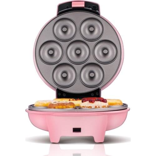Multifunction Waffle Maker Electric Doughnut Ice Cream Cone Grill Cake Oven Pan Eggette Machine 7 Plates Optional 3 EU Plug