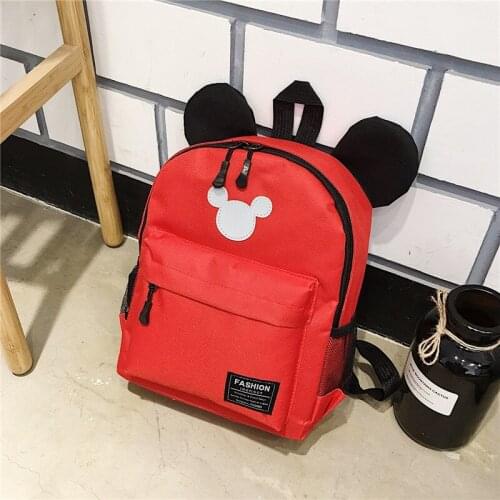 Disney Fashion Mickey School Bag for Boys Girls baby Bag Children Backpack Kindergarten Backpack kid School Bags Satchel