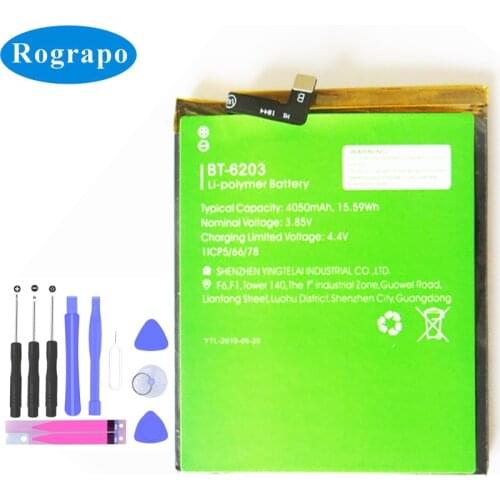 New 4050mAh BT-6203 Original Replacement Battery For Leagoo S10 BT 6203 Smart Mobile Phone Batteries