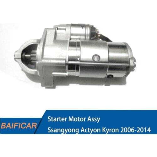 Baificar Brand New Starter Motor Assy For Ssangyong Actyon Kyron 2006-2014
