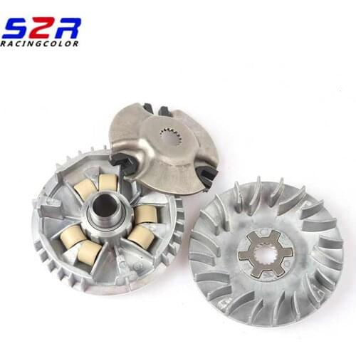 Front Drive Clutch Variator Pulley Assy For Yamaha ZY100 JOG100 RS100 RSZ100 100cc Spare Parts Primary Sliding Sheave Comp