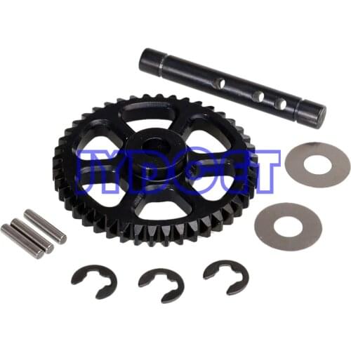 1Set Harden Steel Idle Driven Gear 44T Tooth With Shaft #100905 for RC Car Parts HPI Racing Electric Car Savage Flux HP 2350