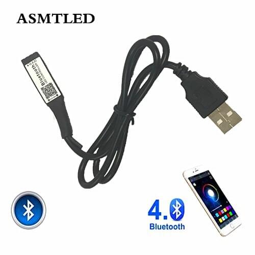 10Pcs/Lot Mini USB BT LED Dimmer for 5V 3528 5050 RGB LED Strip IOS Android APP Wireless Control USB Bluetooth RGB Controller