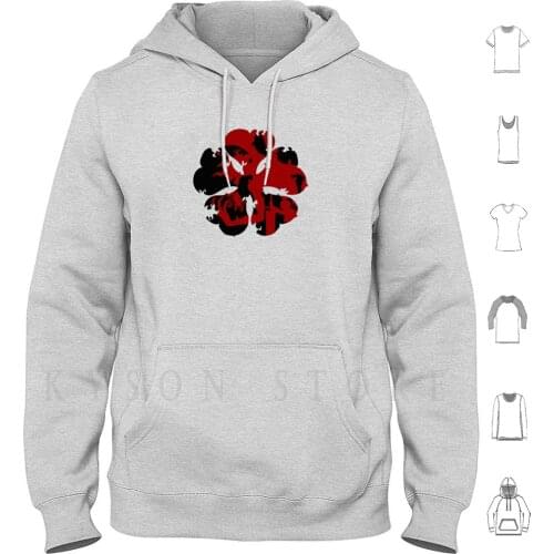 The Demon Of Black Clover Merch Hoodie Long Sleeve Blackclover Black Clover Bulls Blackbulls Guild Logo Anime Comic