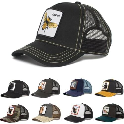 High Quality Fashion Animal TIGER Anime Snapback Cotton Baseball Cap Men Women Hip Hop Dad Mesh Trucker Hat Dropshipping