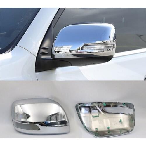 For Toyota Land Cruiser 200 LC200 2012 -2019 Prado FJ150 2010-2019 1 Pair Chrome Wing Door Rearview Mirror Cover Side Mirror Cap