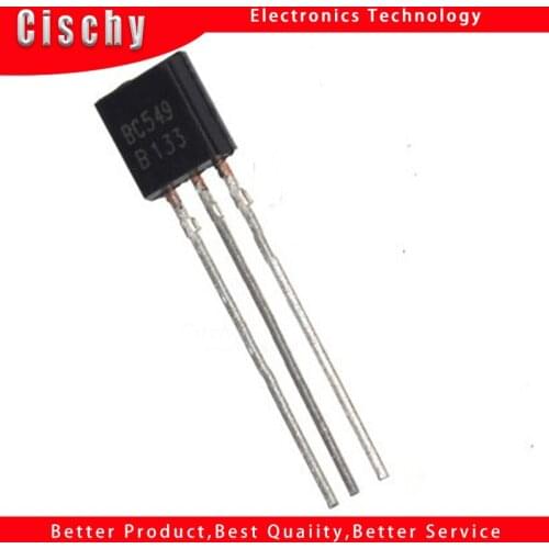 Pengiriman gratis 100PCS BC549C+ BC559C 100mA 30V 0.1A BC549 BC559 NPN Transistor TO